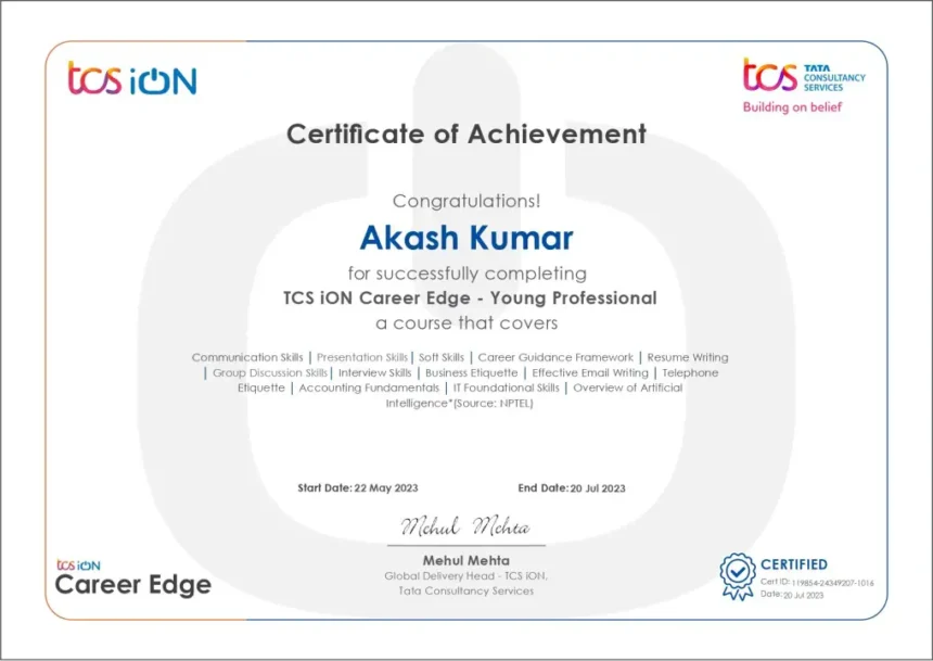 TCS 15-Days Free Digital Certification Course | Free AI Course for Students & Professional by TATA