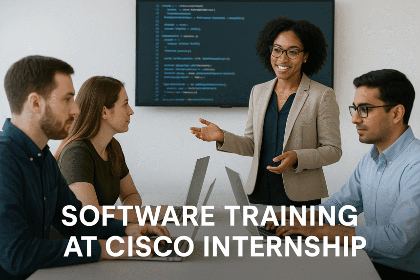 Get Hands‑On Software Training at Cisco Internship 1 Get Hands‑On Software Training at Cisco Internship