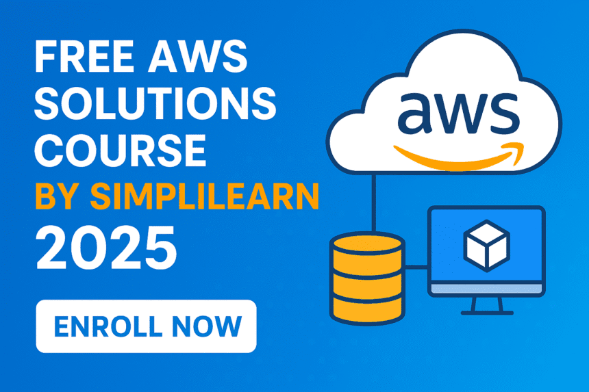 AWS Get free access to AWS Solutions training 2025. Learn AWS EC2, S3, Lambda, Cloud Deployment & DevOps. 100% free + certificate of completion!
