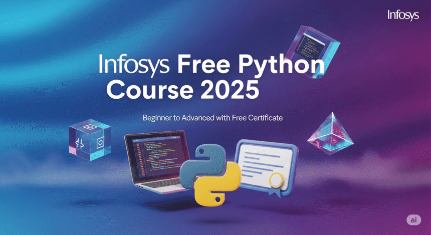 Infosys Free Python Course Beginner to Advanced 2025 1 Infosys Free Python Course Beginner to Advanced 2025