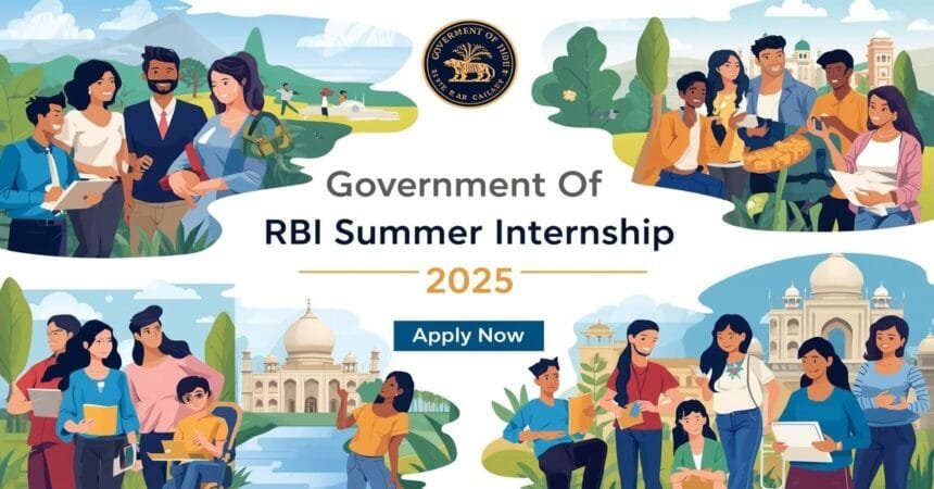 Government Of India RBI Best Summer Internship 2025 for UG & PG Students 1 RBI summer internship government of india