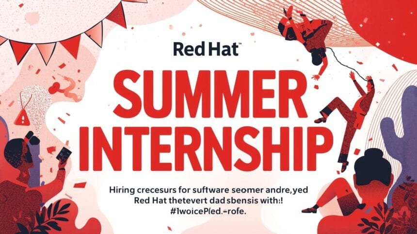 Red Hat Summer Internship 2025 : Best Hiring for Freshers 1 Red Hat, Summer Internship, fresher