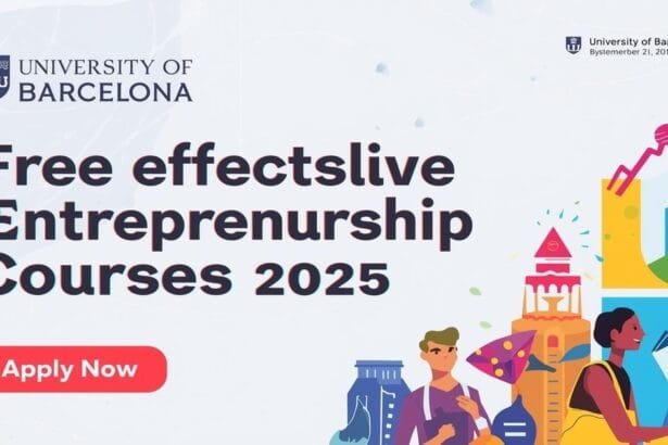 University of Barcelona FREE Entrepreneurship Course 2025 – for beginners Apply Now 2