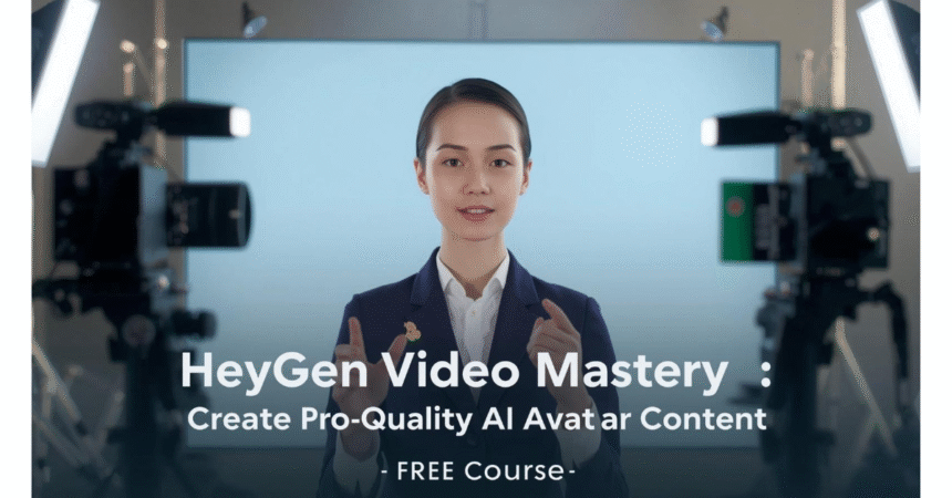 HeyGen Video Mastery: Create Pro‑Quality AI Avatar Content- (Free Course 2025) 1 HeyGen Video Mastery: Create Pro‑Quality AI Avatar Content- (Free Course)