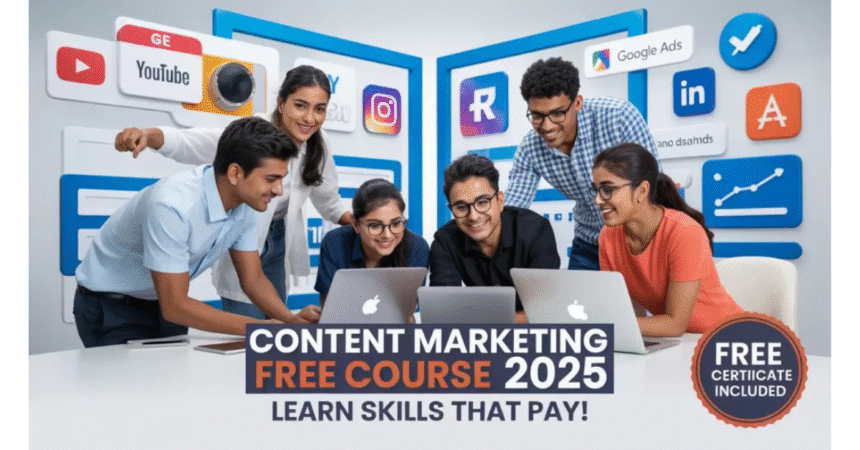 Content Marketing FREE Course with Certificate 2025 – Learn Skills That Pay! 1 Content Marketing FREE Course with Certificate 2025 – Learn Skills That Pay!