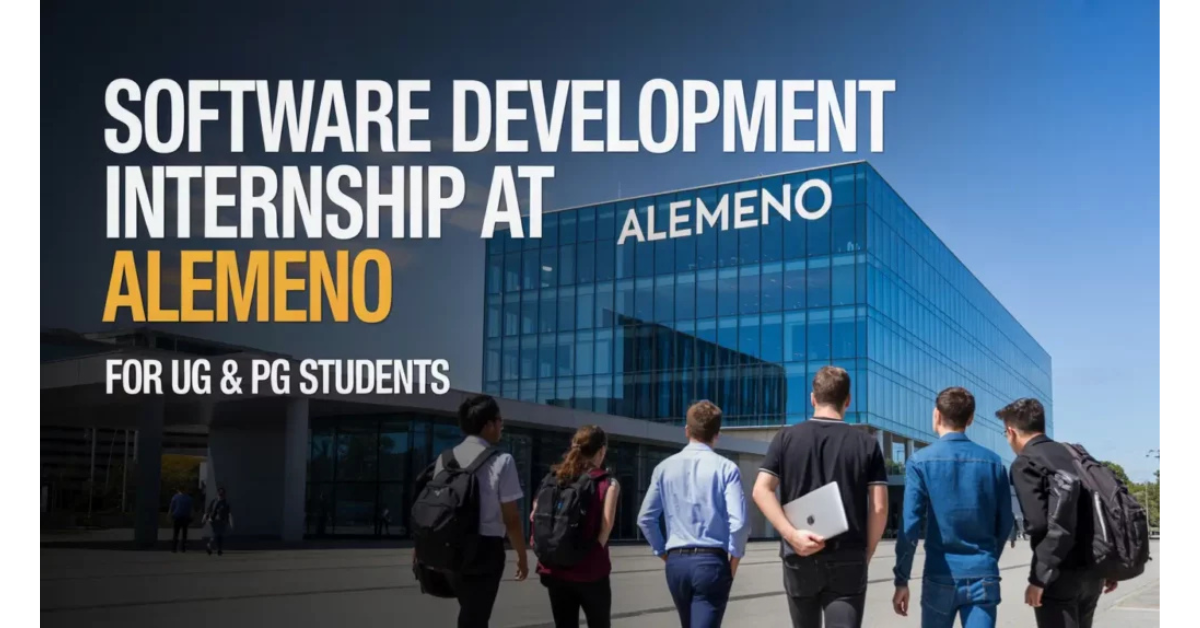 Software Development Internship at Alemeno, for UG & PG Students [Stipend Rs. 20k Month] Apply Now