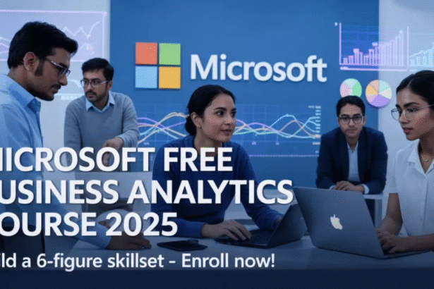 Microsoft FREE Business Analytics Course – Build a 6-Figure Skillset in 2025!