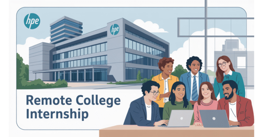 HPE is Hiring Remote College Internship for Freshers, [Stipend Upto Rs. 40k/Monthly, WFH] Apply Now!