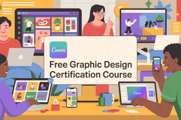 Canva Offers FREE Graphic Design Course with Certificate for Beginners & Professionals – 2025