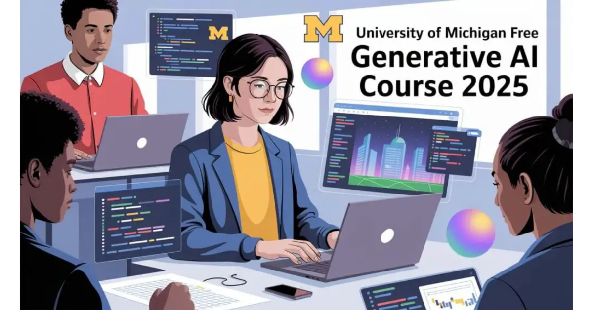 University of Michigan FREE Generative AI Course 2025 – Learn AI Skills Online