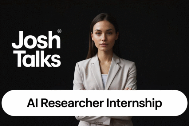 Josh Talks Offering AI Researcher Internship [Speech & Audio, 6–12 Months] Final-Year Students Apply Now