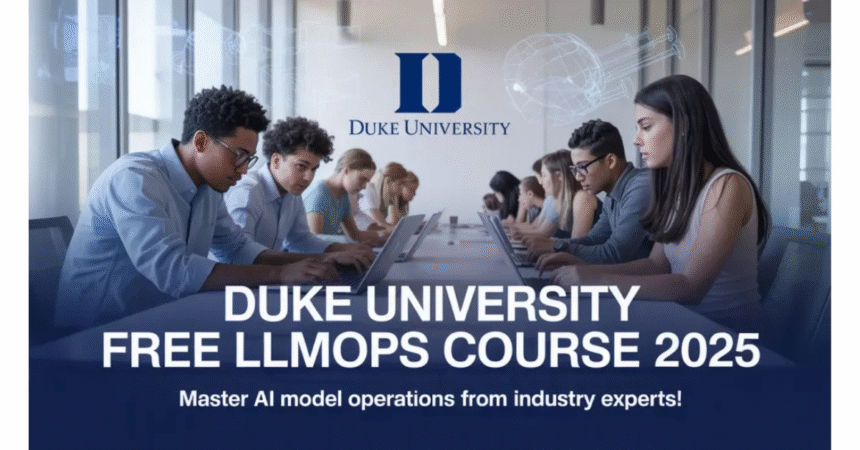 Duke University FREE LLMOps Course 2025 – Learn AI Model Operations from Experts!