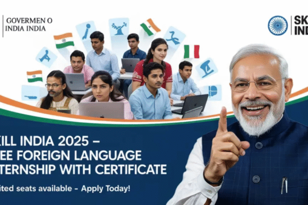 Skill India 2025: Free Foreign Language Internship FREE Certificate – Limited Seats Available!