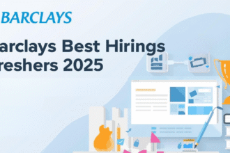 Barclays Best Hiring Freshers 2025 : Mass Recruitment as Test Automation Engineer 11 Barclays