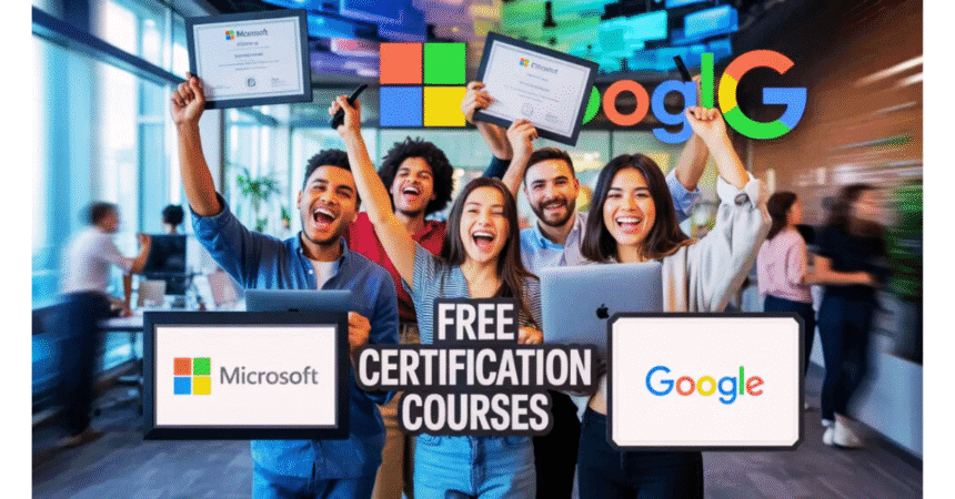 FREE Certification Courses by Microsoft & Google You Can Complete This Month! 2025 1 courses