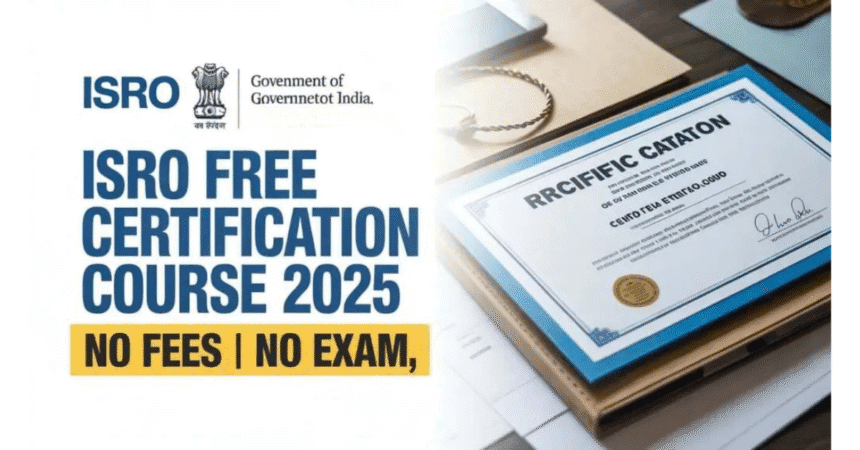 ISRO Free Certification Course 2025 for College Students & Professionals – Limited Seats Available 1 ISRO