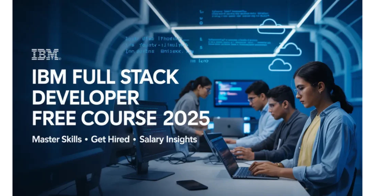 Don’t Miss IBM Full Stack Developer Free Course 2025 – Master Skills, Get Hired & Salary Insights 3 ibm