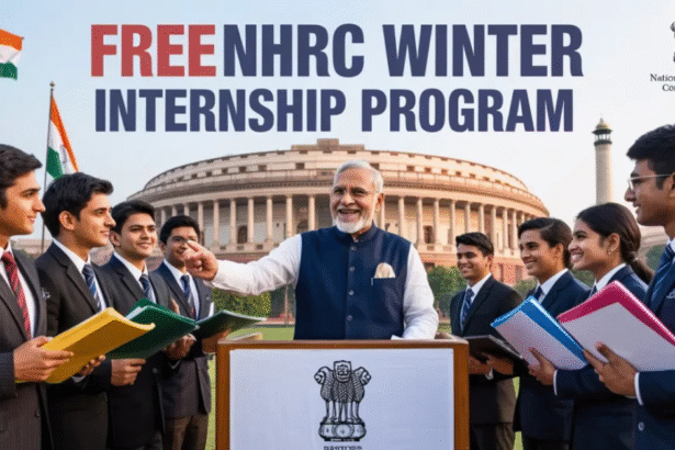 Free NHRC Winter Internship Program for College Students [Stipend Rs. 12k Month with Certificate] Apply By 4 Nov