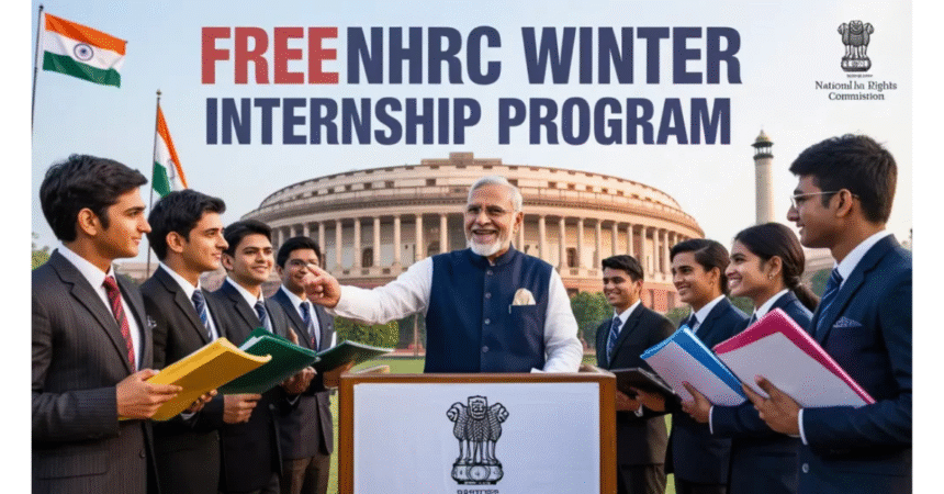 Free NHRC Winter Internship Program for College Students [Stipend Rs. 12k Month with Certificate] Apply By 4 Nov