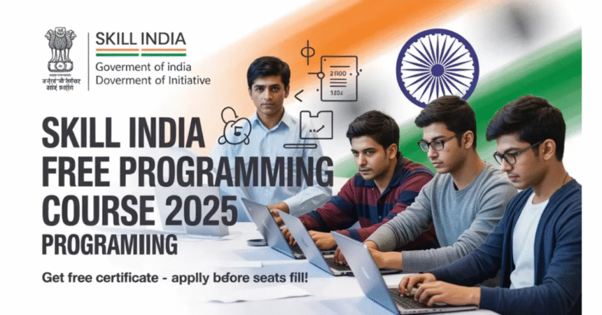 Skill India FREE Certification Course on Programming FREE Certificate 2025 – Apply Before Seats Fill! 1 Skill India FREE Certification Course on Programming FREE Certificate – Apply Before Seats Fill!