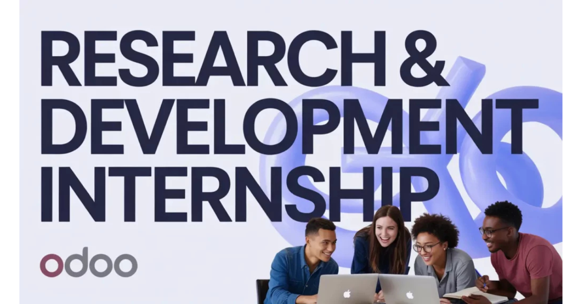 Free Research & Development Internship at Odoo [Stipend Upto Rs. 20,000] Apply Now in 2025
