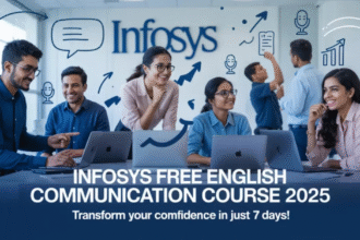 Infosys Launches FREE English Communication Course 2025 – Transform Your Confidence in 7 Days! 7 Infosys Launches FREE English Communication Course 2025 – Transform Your Confidence in 7 Days!