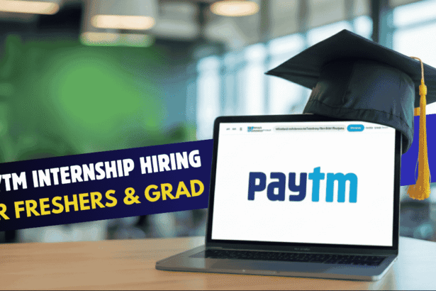 Free HR Internship Hiring at Paytm Noida 2025