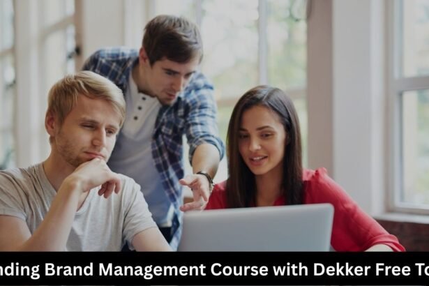 Branding Brand Management Course with Dekker Free Today