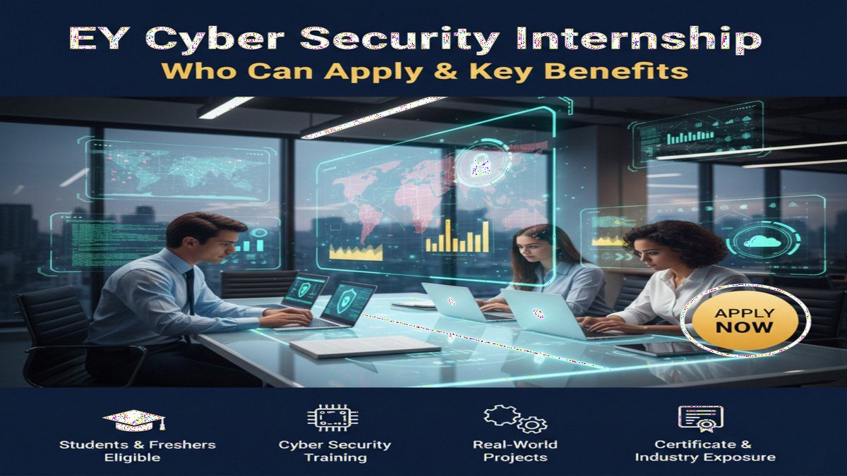 EY Cyber Security Internship Who Can Apply Benefits