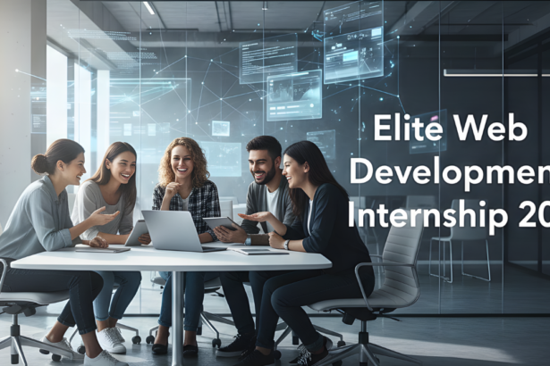 Elite Web Development Internship 2026