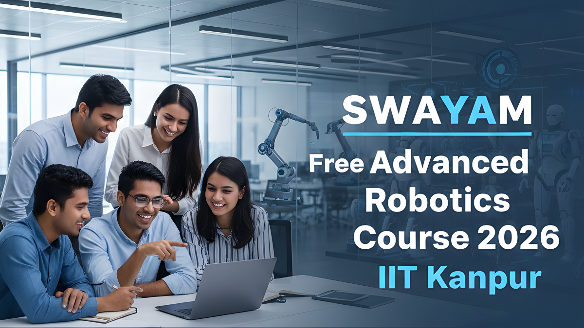 SWAYAM Free Advanced Robotics Course 2026
