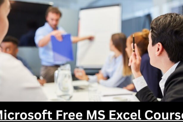 Microsoft Free MS Excel Course 2026 Apply Online Todays