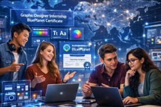 Graphic Designer Internship BluePlanet Certificate