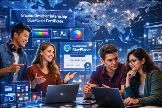 Graphic Designer Internship BluePlanet Certificate