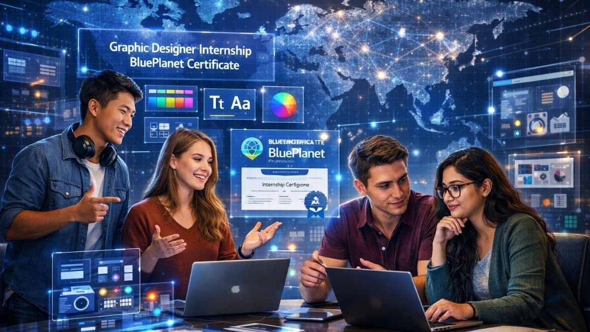 Graphic Designer Internship BluePlanet Certificate