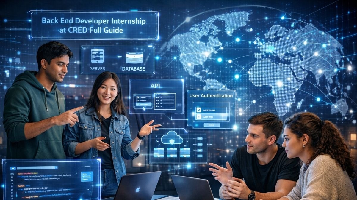 Back End Developer Internship at CRED Full Guide