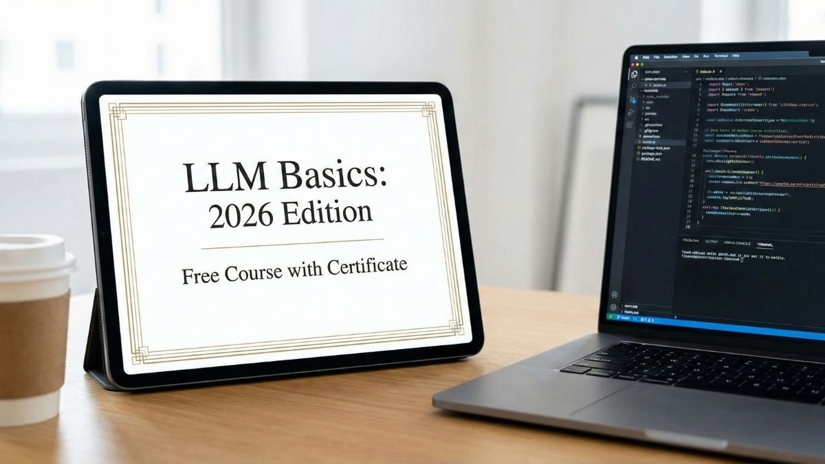 LLM Free Course With Certificate Learn Basics 2026