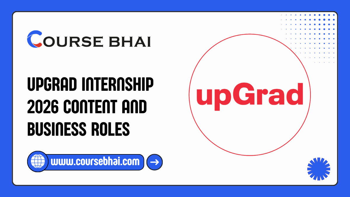 UpGrad Internship 2026 Content and Business Roles