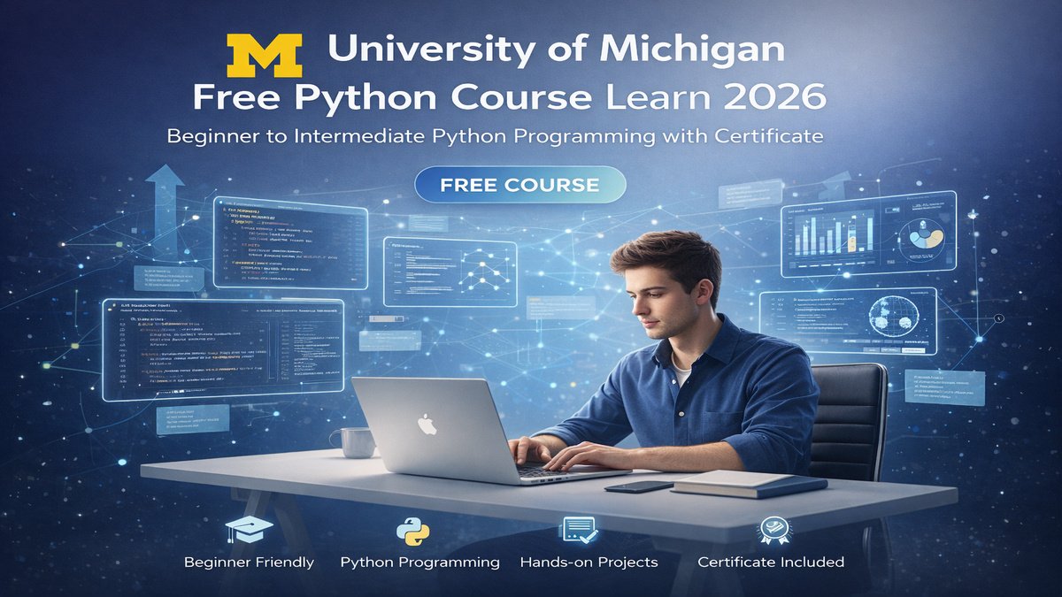 University of Michigan Free Python Course Learn 2026 Go