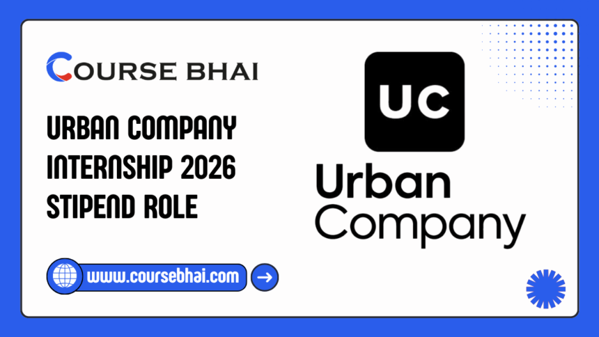 Urban Company Internship 2026 Stipend Role