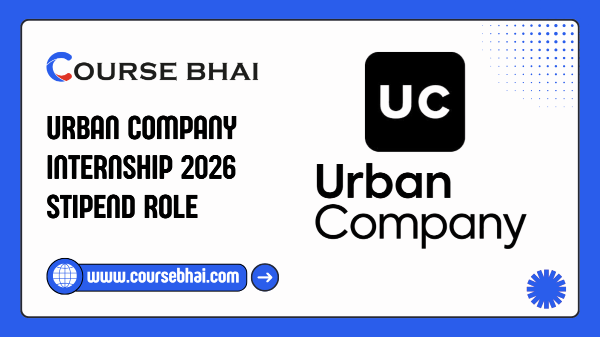 Urban Company Internship 2026 Stipend Role