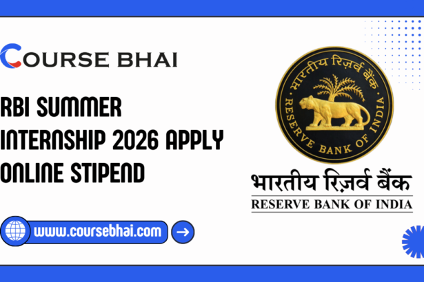 RBI Summer Internship 2026 Apply Online Stipend