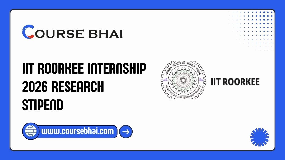 IIT Roorkee Internship 2026 Research Stipend