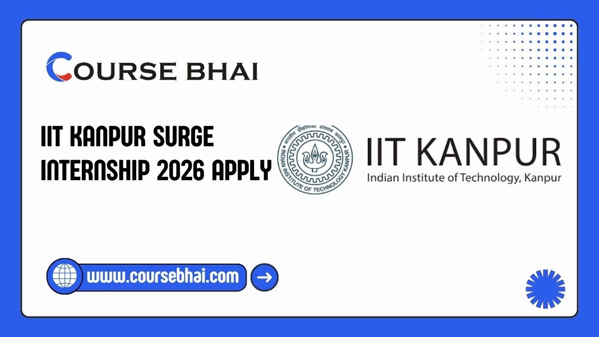 IIT Kanpur SURGE Internship 2026 Apply