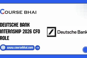 Deutsche Bank Internship 2026 CFO Role