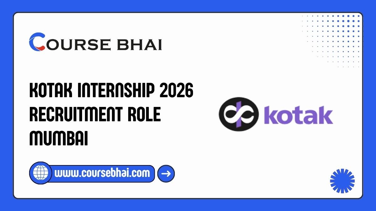 Kotak Internship 2026 Recruitment Role Mumbai