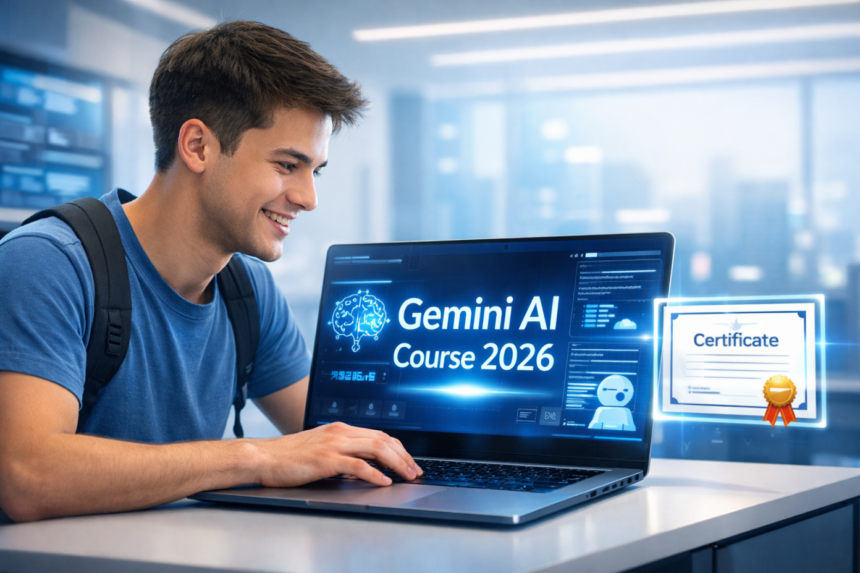 Gemini Free Course 2026 Certificate Apply Guide
