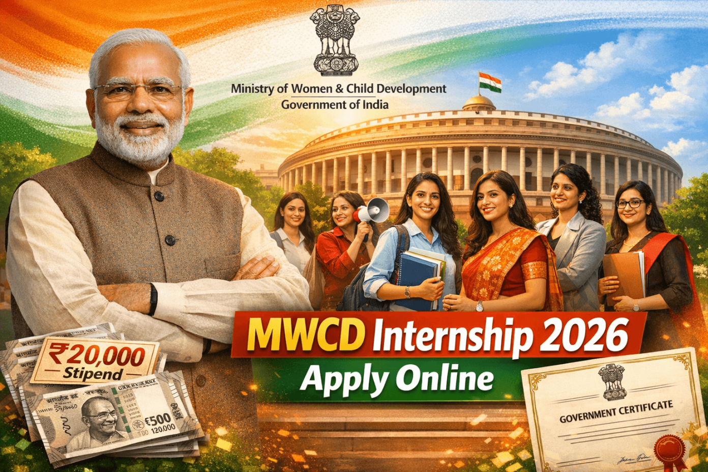 MWCD Internship 2026 Women Apply Guide