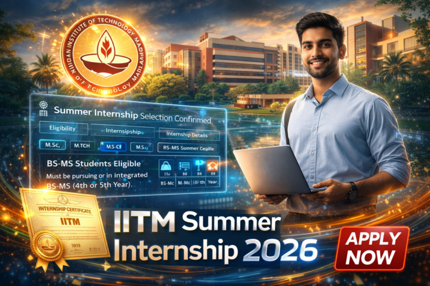 IITM Summer Internship 2026
