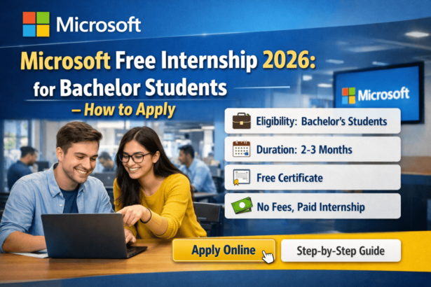 Microsoft Free Internship 2026 Apply Guide